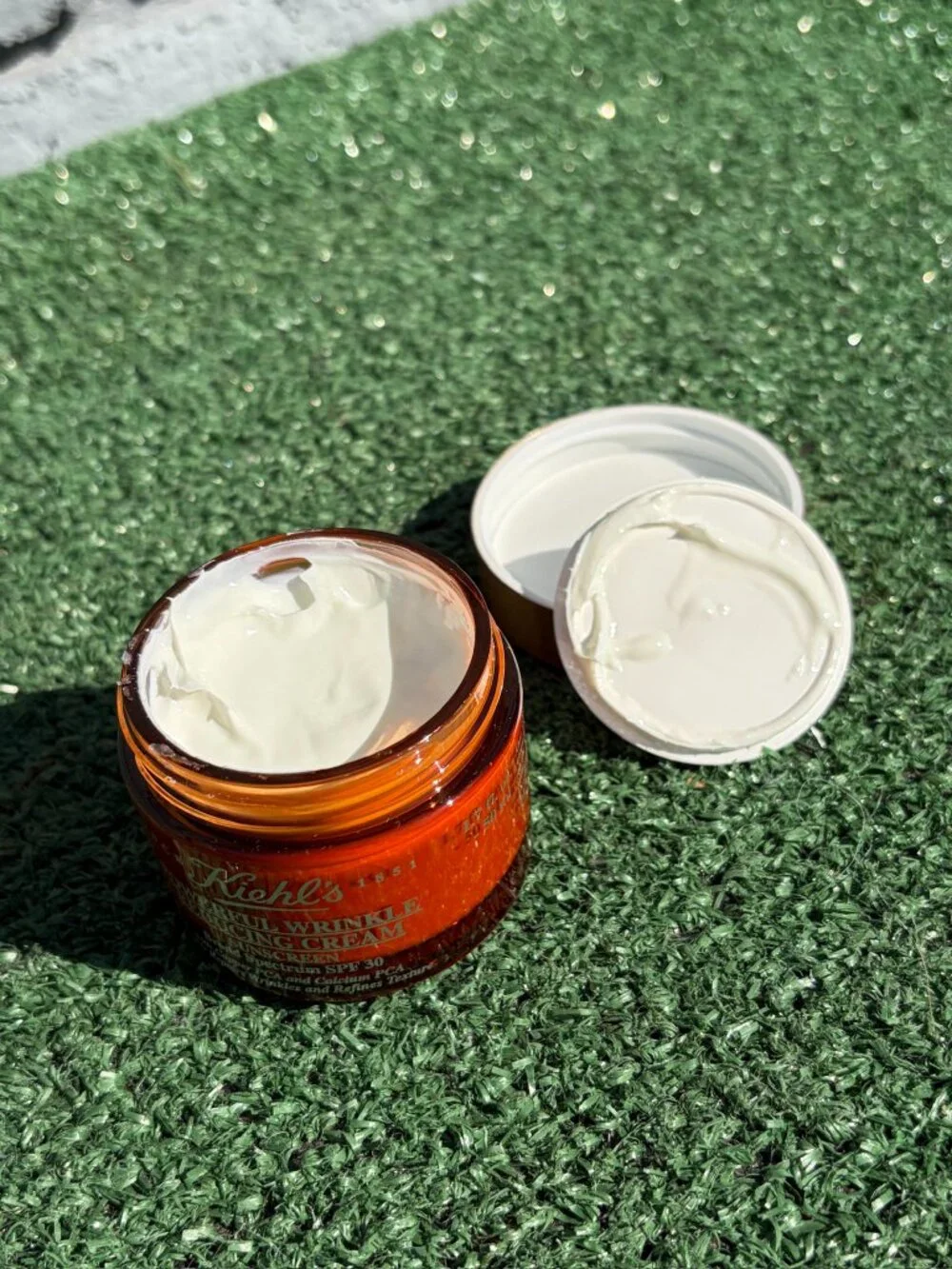 New Kiehl's Powerful Wrinkle Reducing Eye Cream .5 oz Jar *Tester*